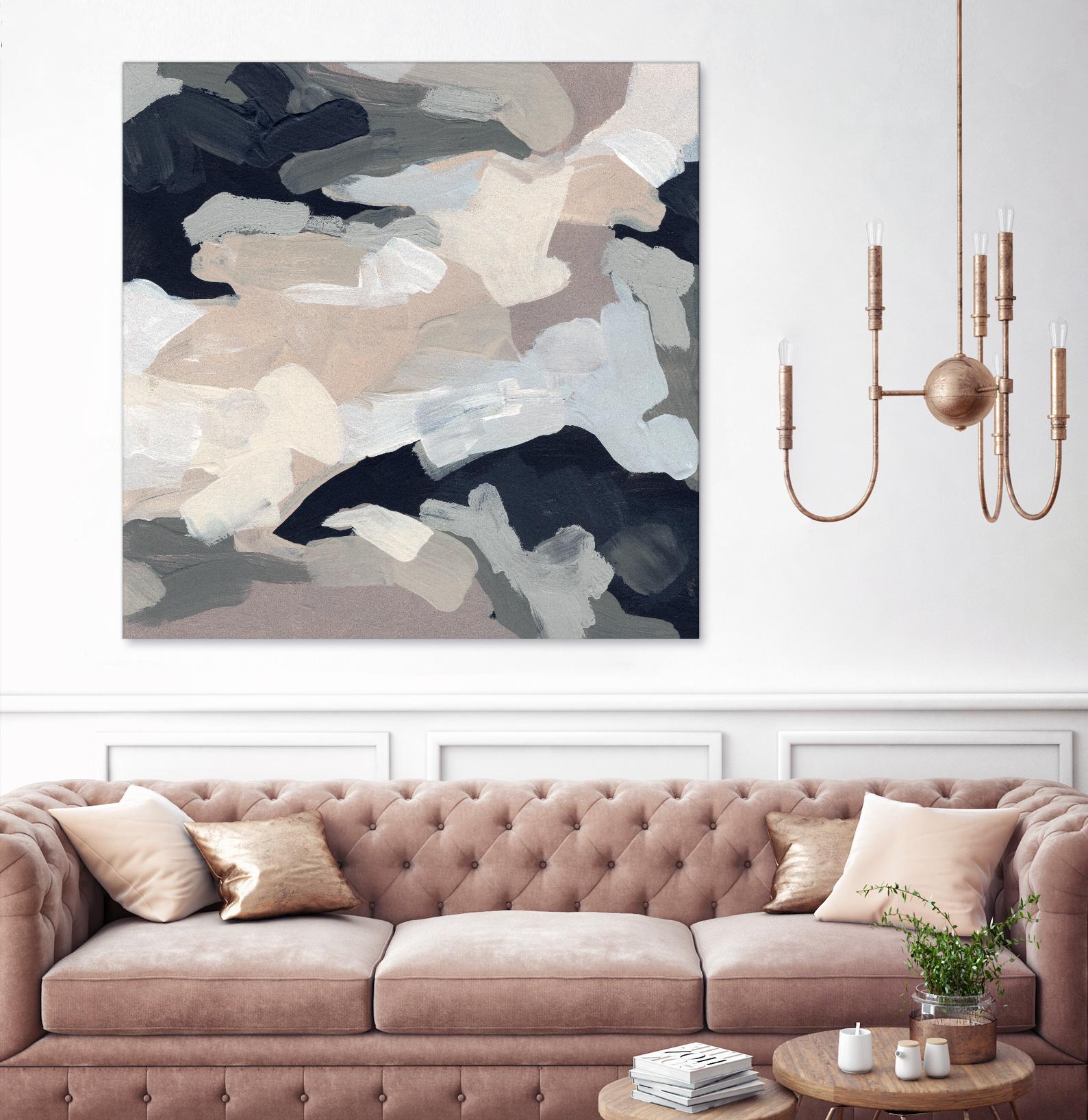 Monochrome Currents I by June Vess on GIANT ART - white abstract abstract