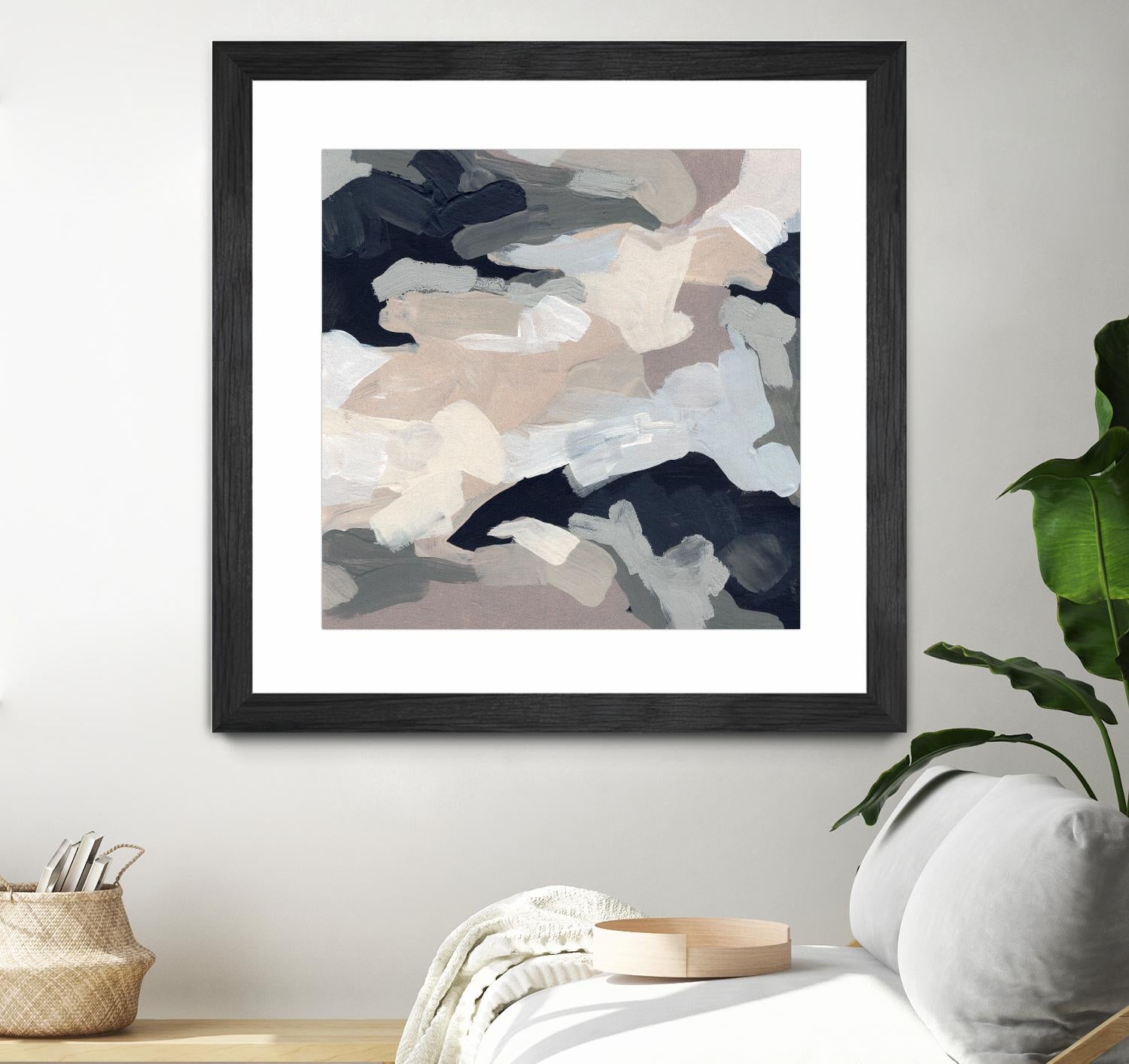 Monochrome Currents I by June Vess on GIANT ART - white abstract abstract