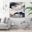 Monochrome Currents I by June Vess on GIANT ART - white abstract abstract