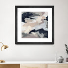 Monochrome Currents I by June Vess on GIANT ART - white abstract abstract