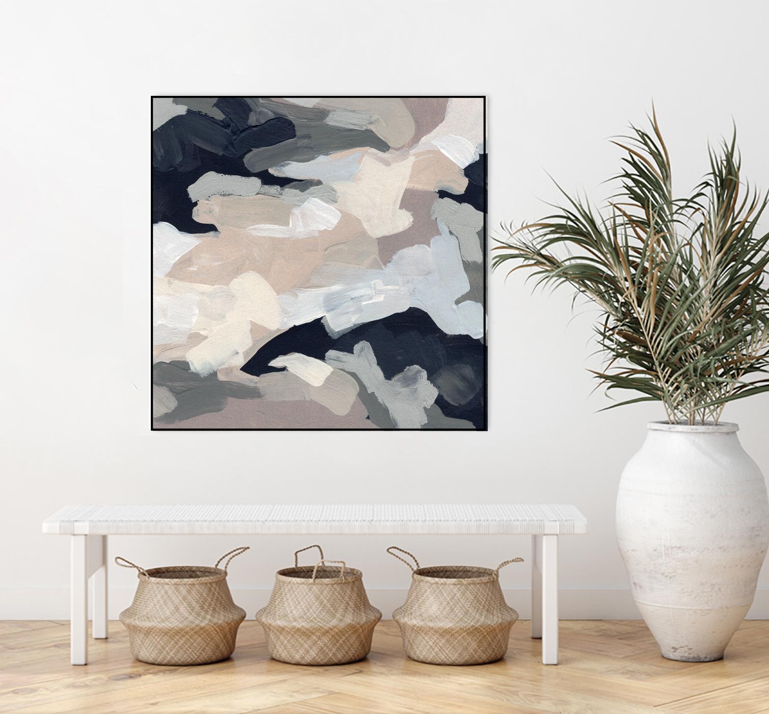 Monochrome Currents I by June Vess on GIANT ART - white abstract abstract