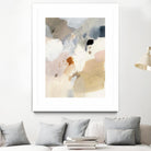 Neutral Scrawl I by Victoria Barnes on GIANT ART - beige abstract abstract