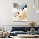 Neutral Scrawl I by Victoria Barnes on GIANT ART - beige abstract abstract