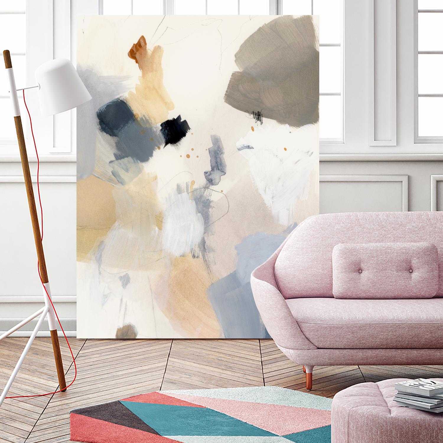 Neutral Scrawl II by Victoria Barnes on GIANT ART - grey abstract abstract