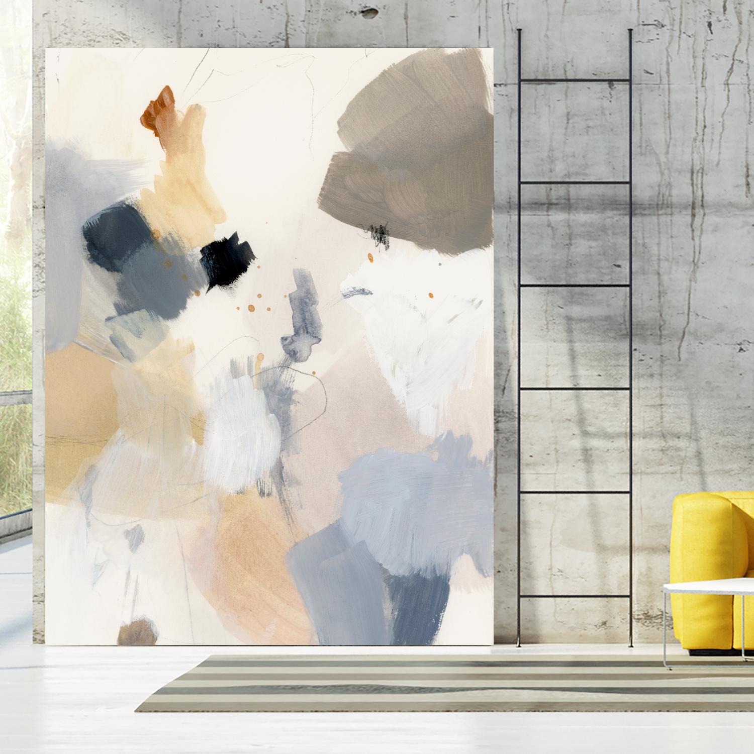 Neutral Scrawl II by Victoria Barnes on GIANT ART - grey abstract abstract