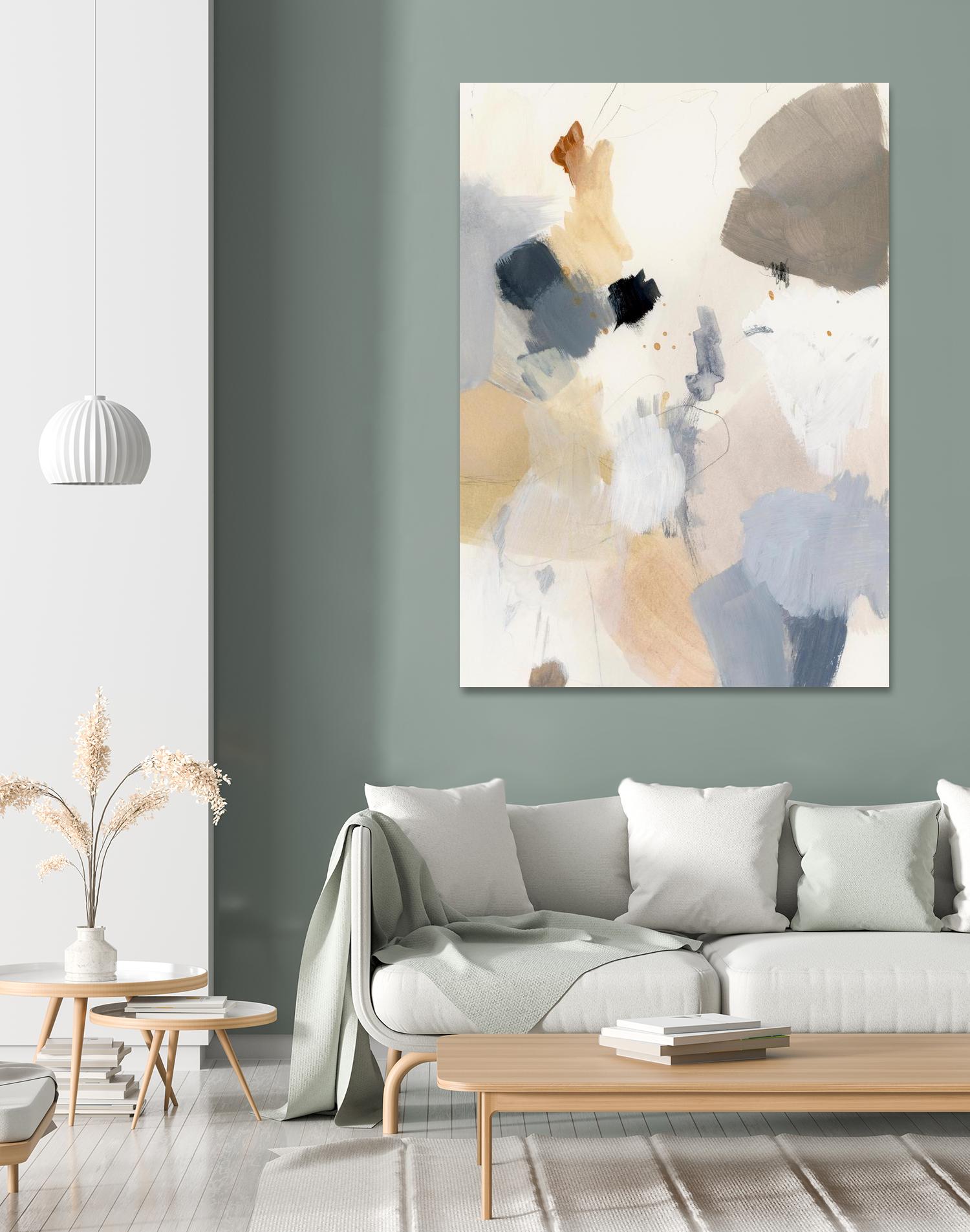 Neutral Scrawl II by Victoria Barnes on GIANT ART - grey abstract abstract