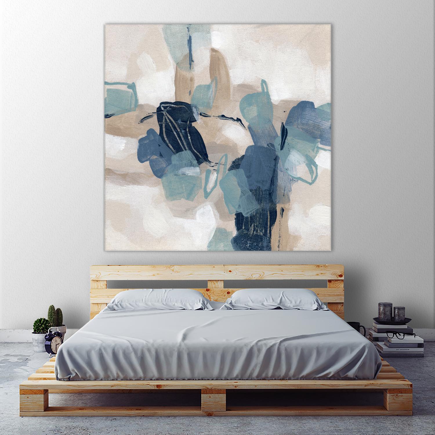 Blues Chorus II by June Vess on GIANT ART - beige abstract abstract