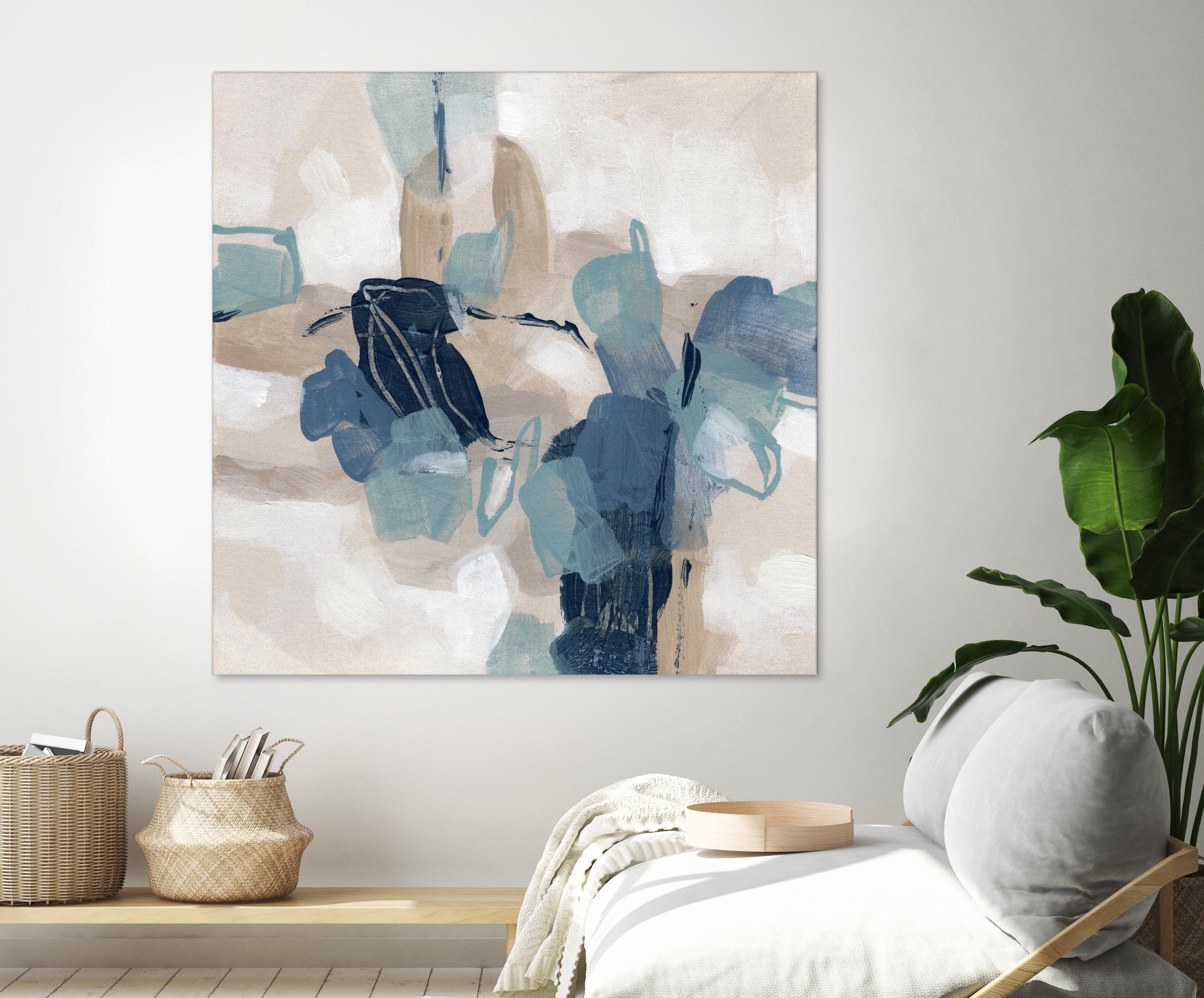 Blues Chorus II by June Vess on GIANT ART - beige abstract abstract