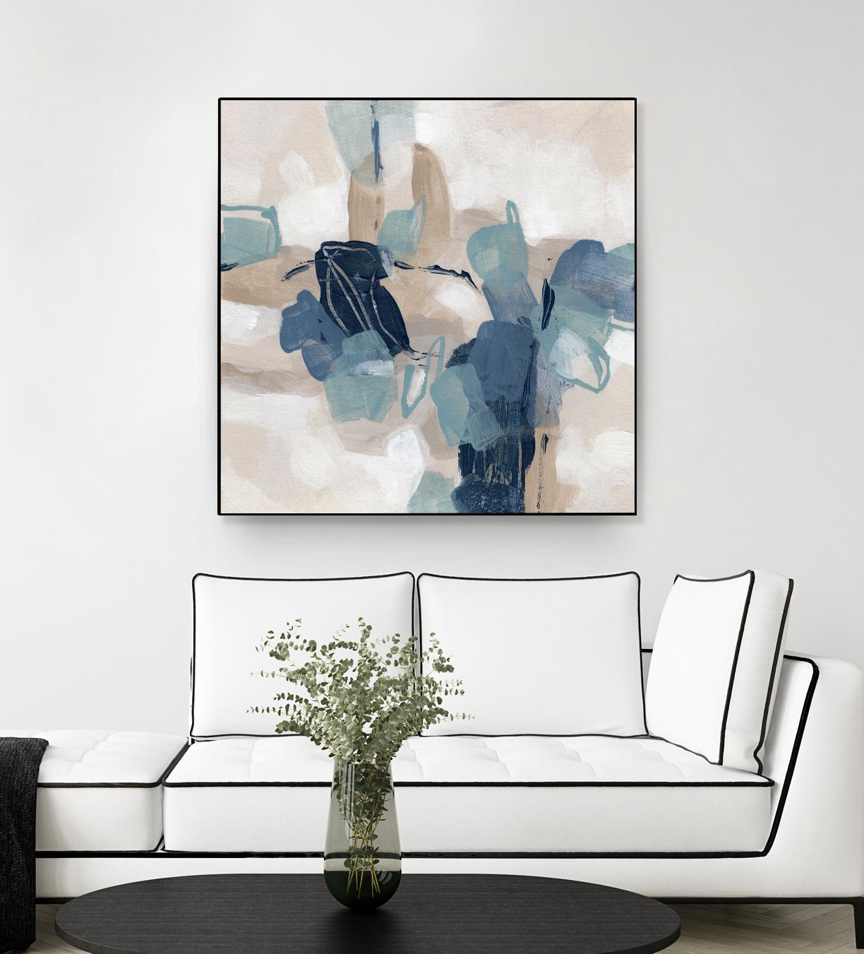 Blues Chorus II by June Vess on GIANT ART - beige abstract abstract