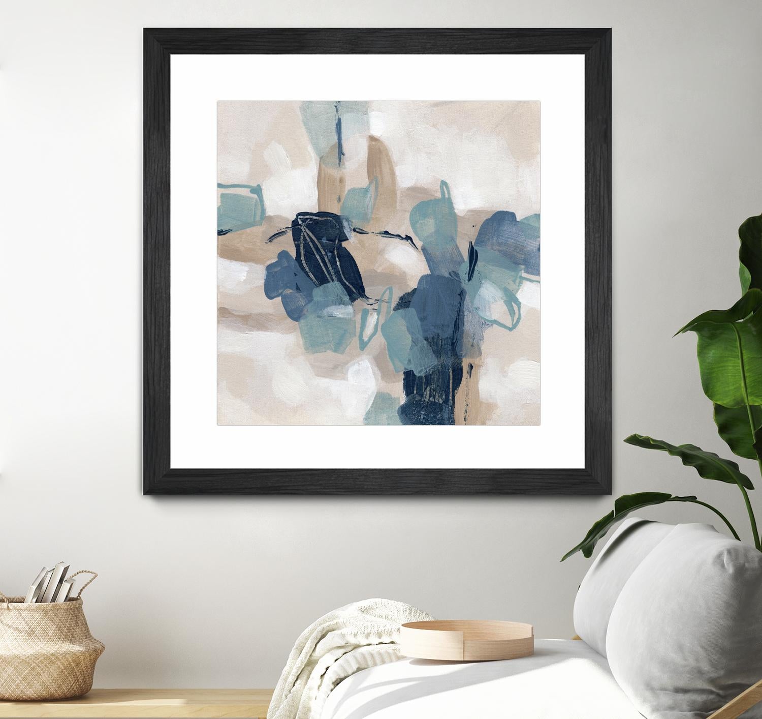 Blues Chorus II by June Vess on GIANT ART - beige abstract abstract