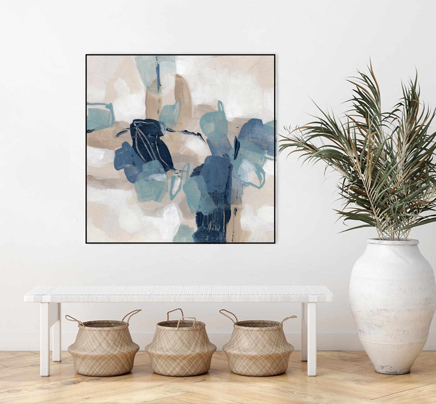 Blues Chorus II by June Vess on GIANT ART - beige abstract abstract