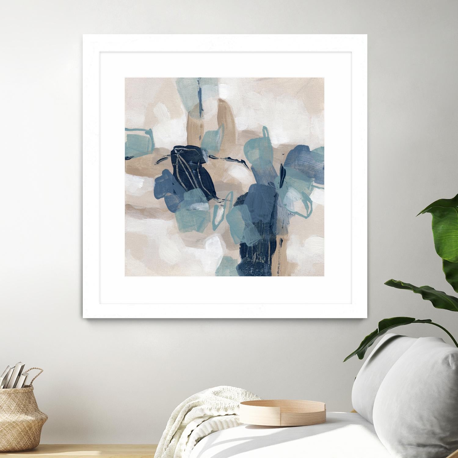 Blues Chorus II by June Vess on GIANT ART - beige abstract abstract