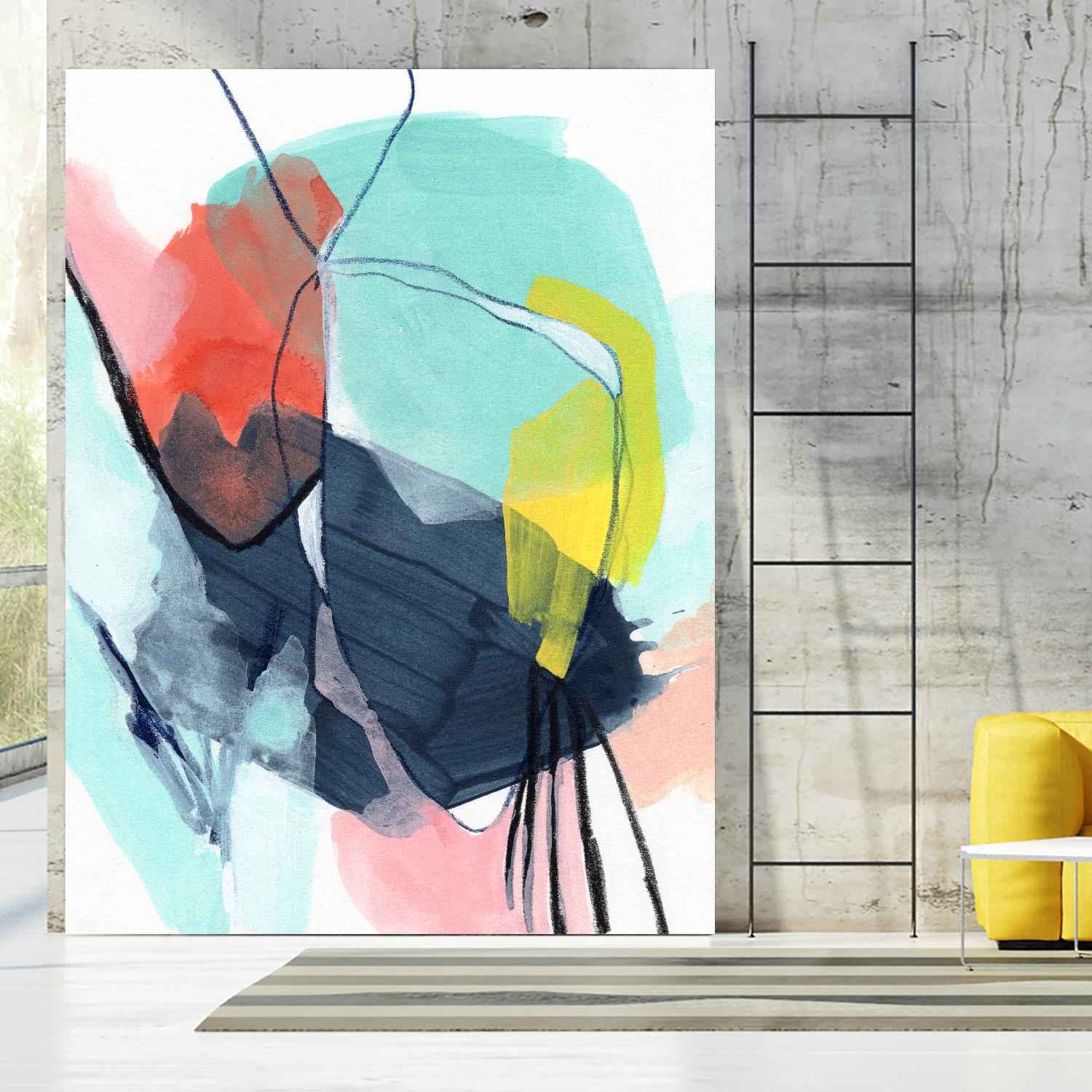 Color Wish II by June Vess on GIANT ART - red abstract abstract