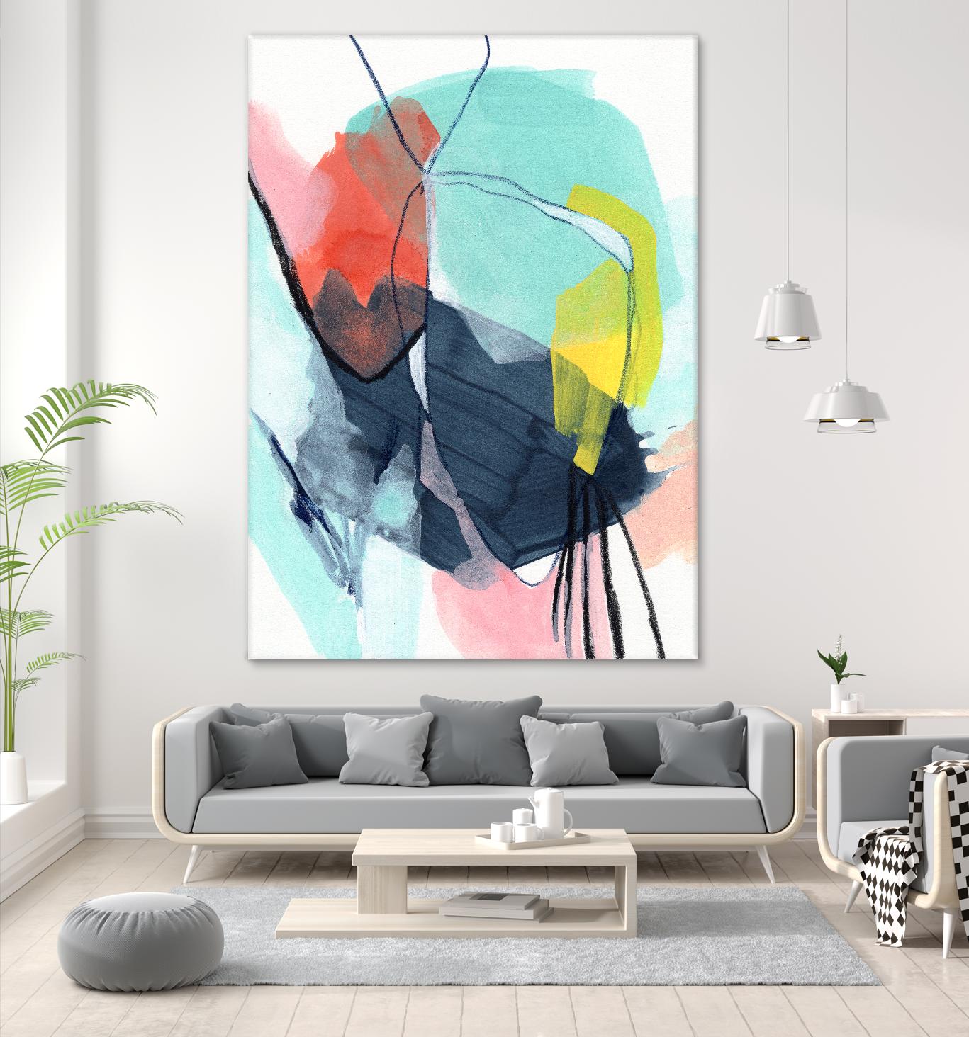 Color Wish II by June Vess on GIANT ART - red abstract abstract