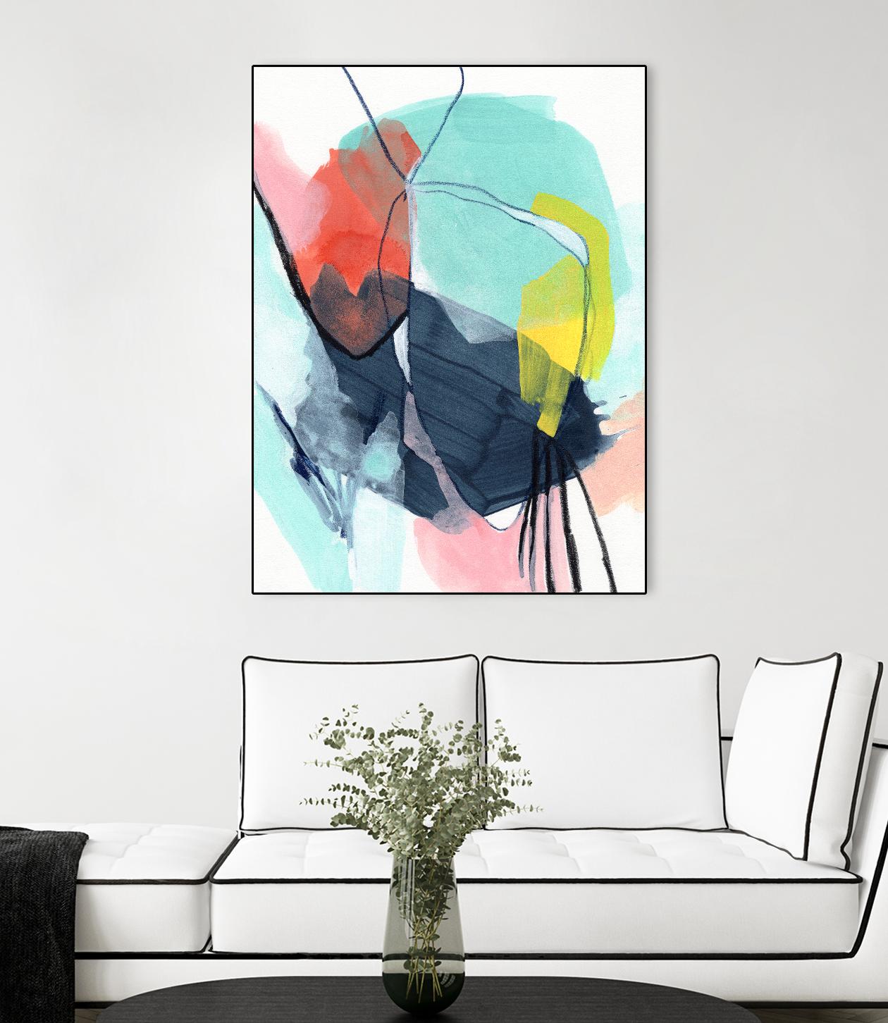 Color Wish II by June Vess on GIANT ART - red abstract abstract