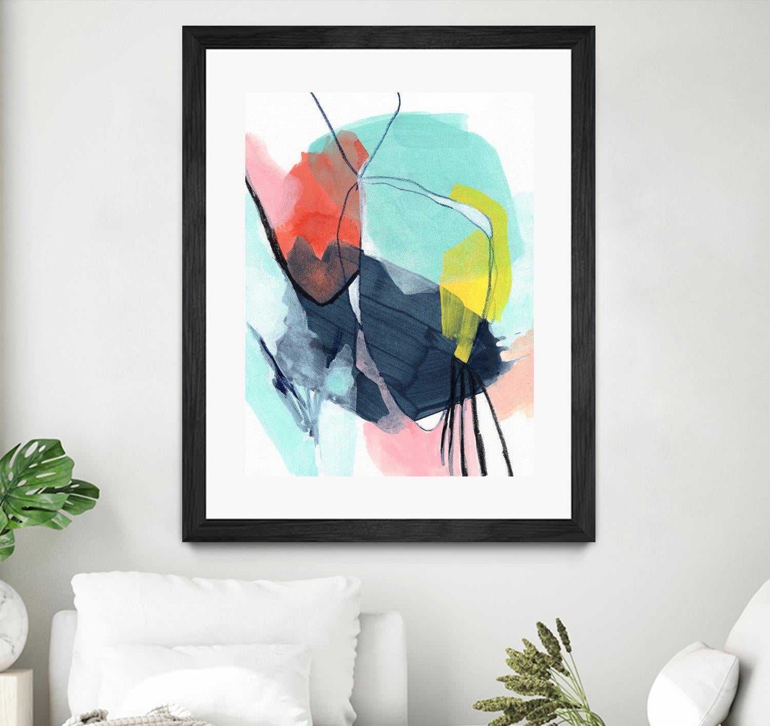 Color Wish II by June Vess on GIANT ART - red abstract abstract