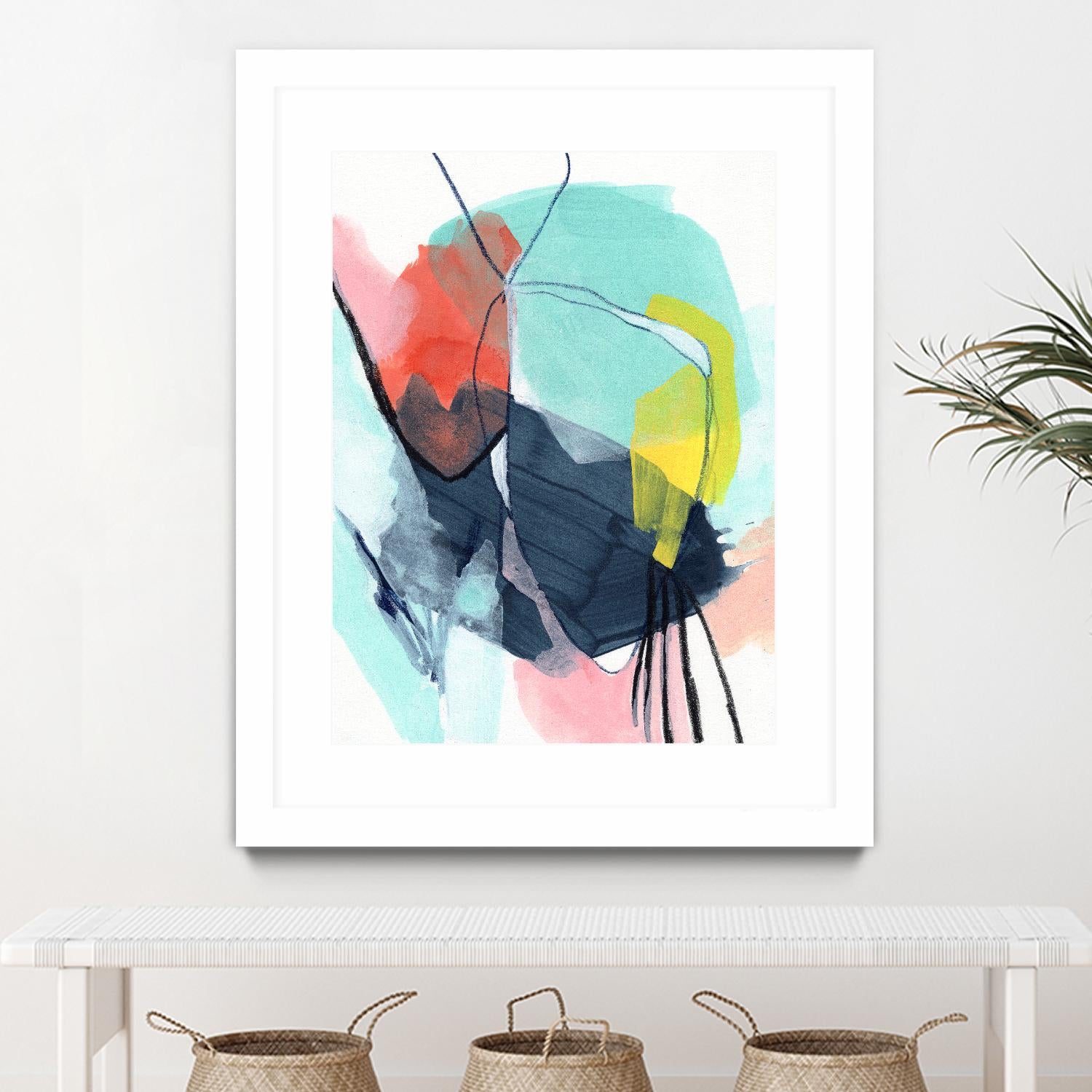 Color Wish II by June Vess on GIANT ART - red abstract abstract