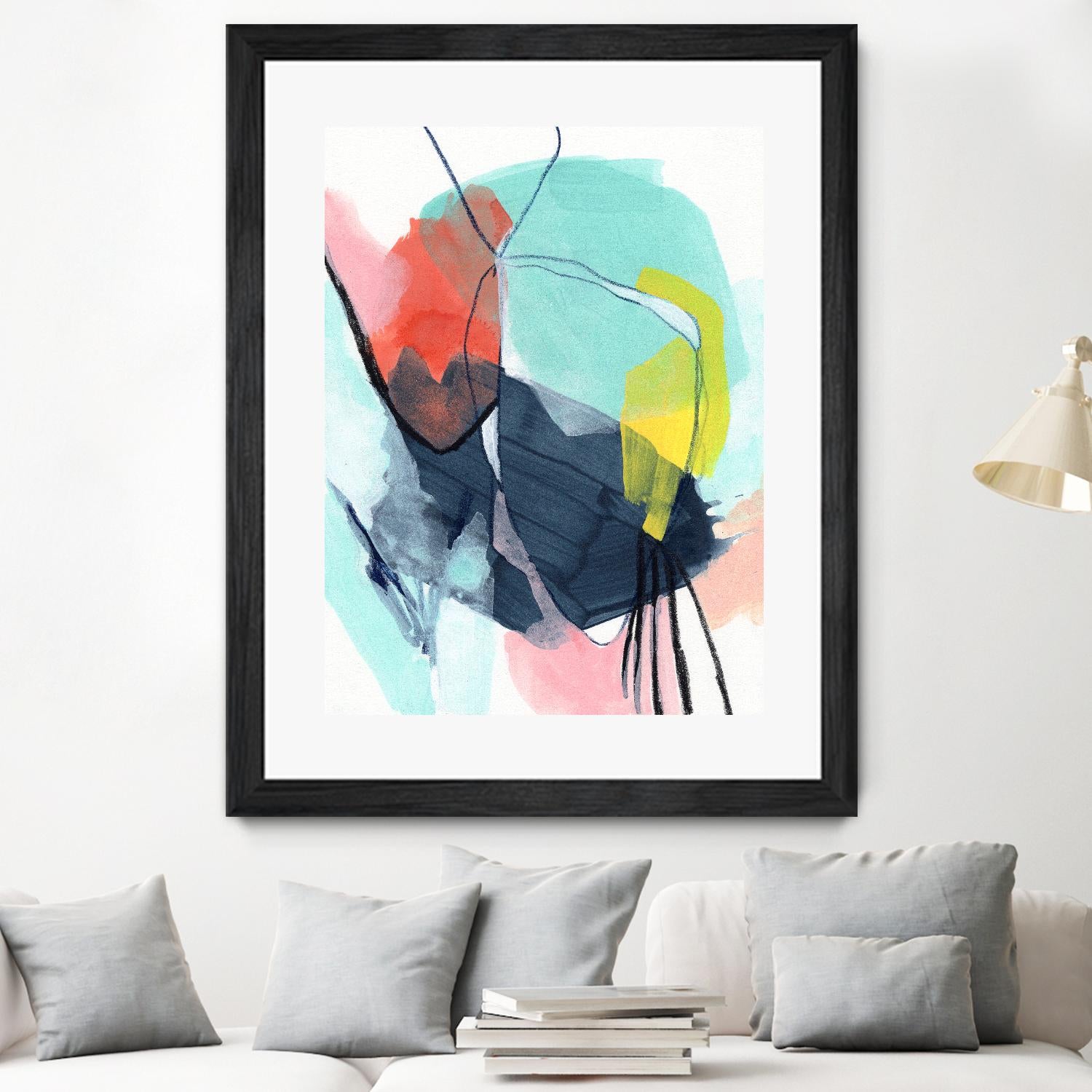 Color Wish II by June Vess on GIANT ART - red abstract abstract