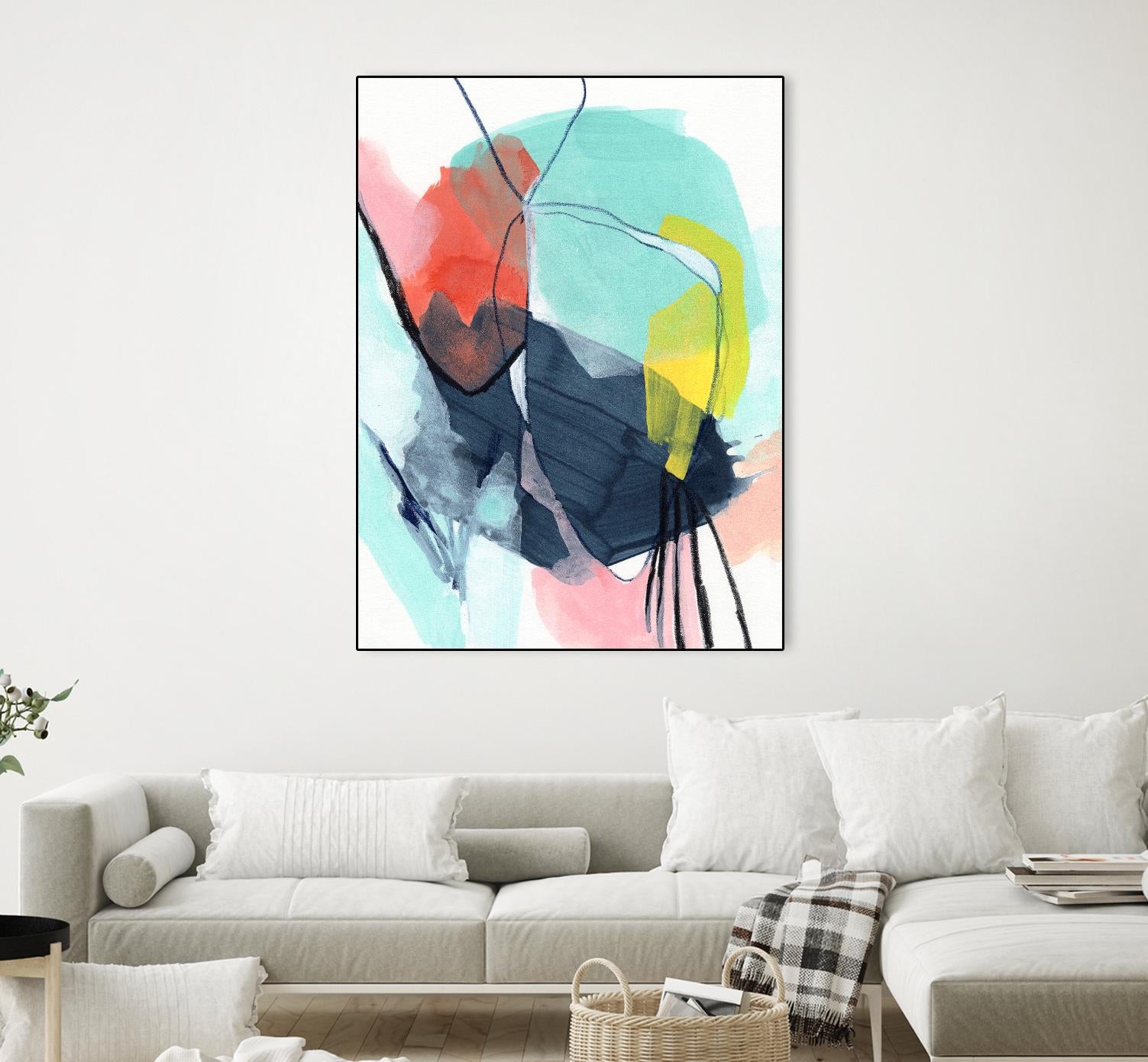 Color Wish II by June Vess on GIANT ART - red abstract abstract