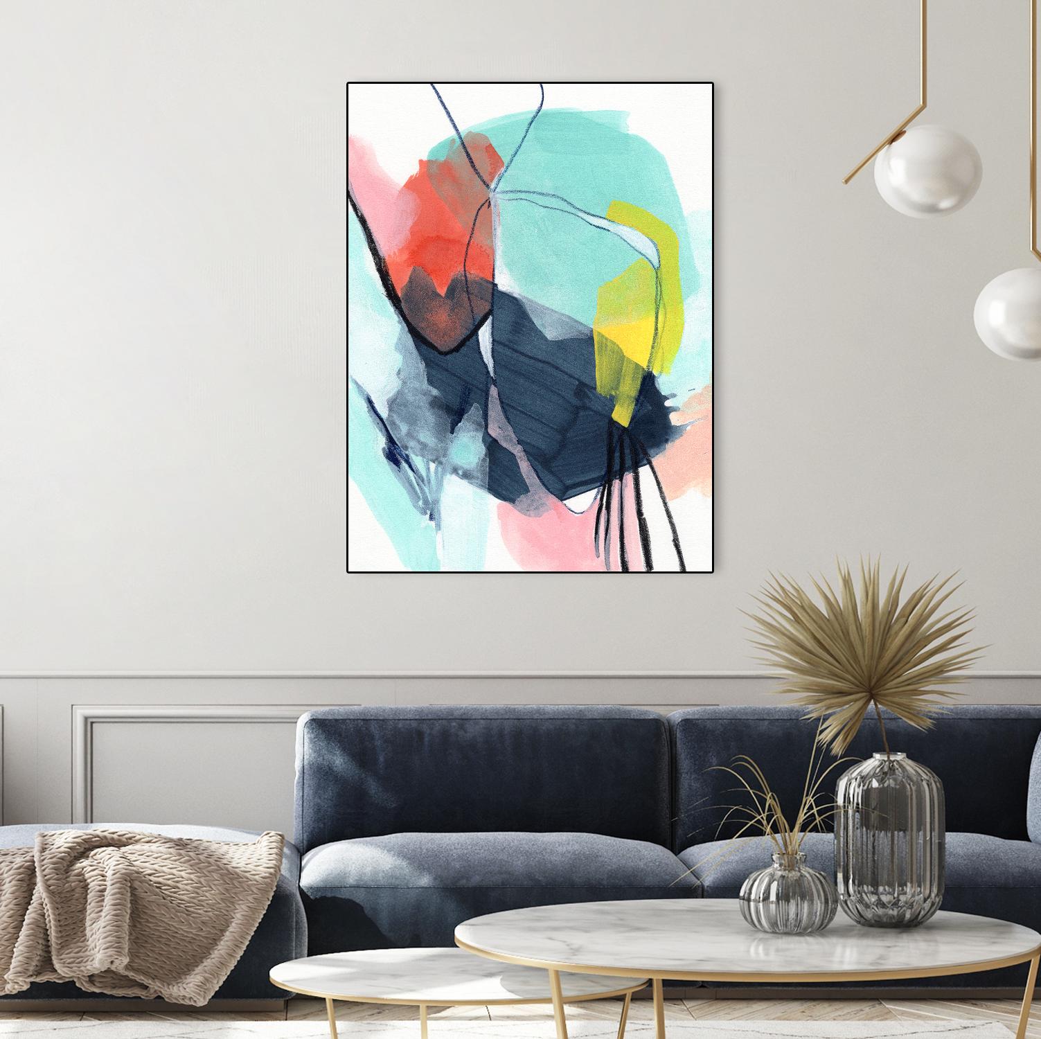 Color Wish II by June Vess on GIANT ART - red abstract abstract