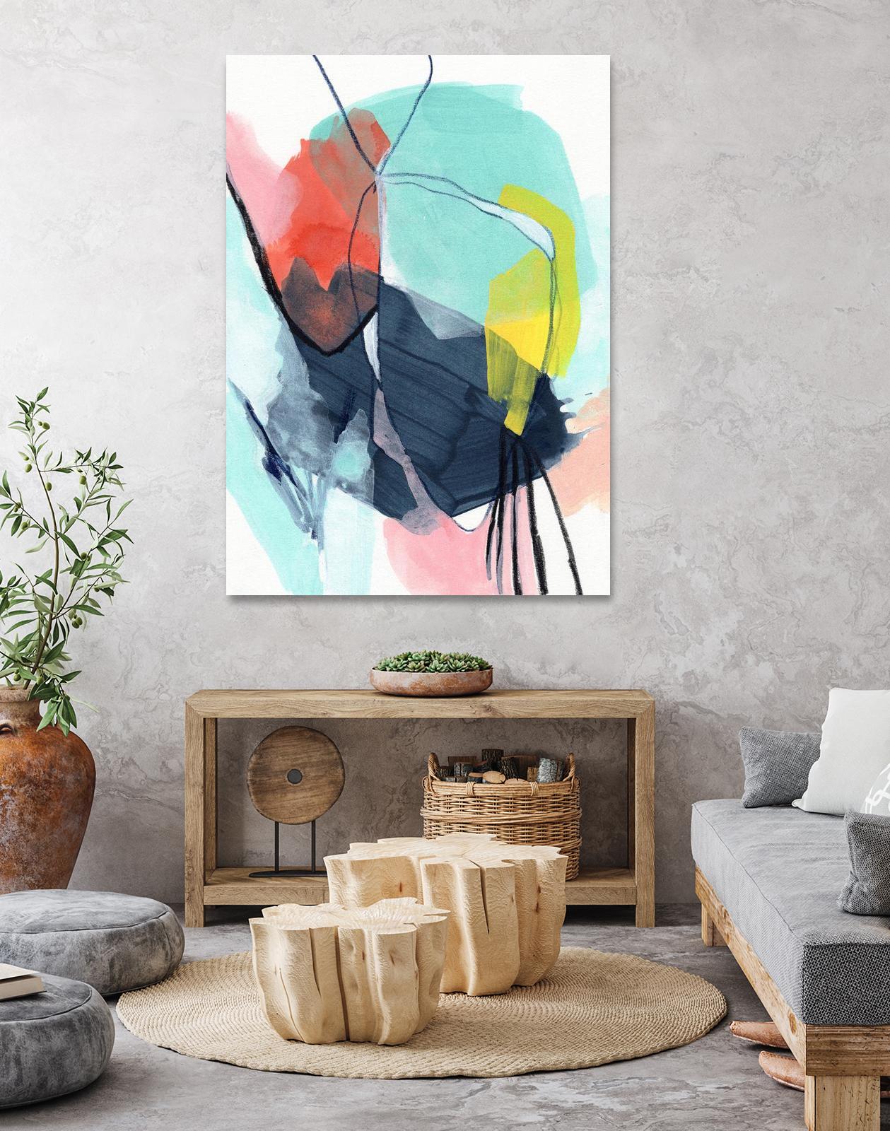 Color Wish II by June Vess on GIANT ART - red abstract abstract