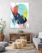 Color Wish II by June Vess on GIANT ART - red abstract abstract