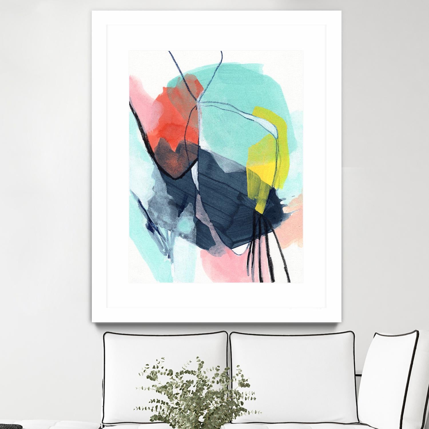 Color Wish II by June Vess on GIANT ART - red abstract abstract