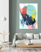 Color Wish II by June Vess on GIANT ART - red abstract abstract