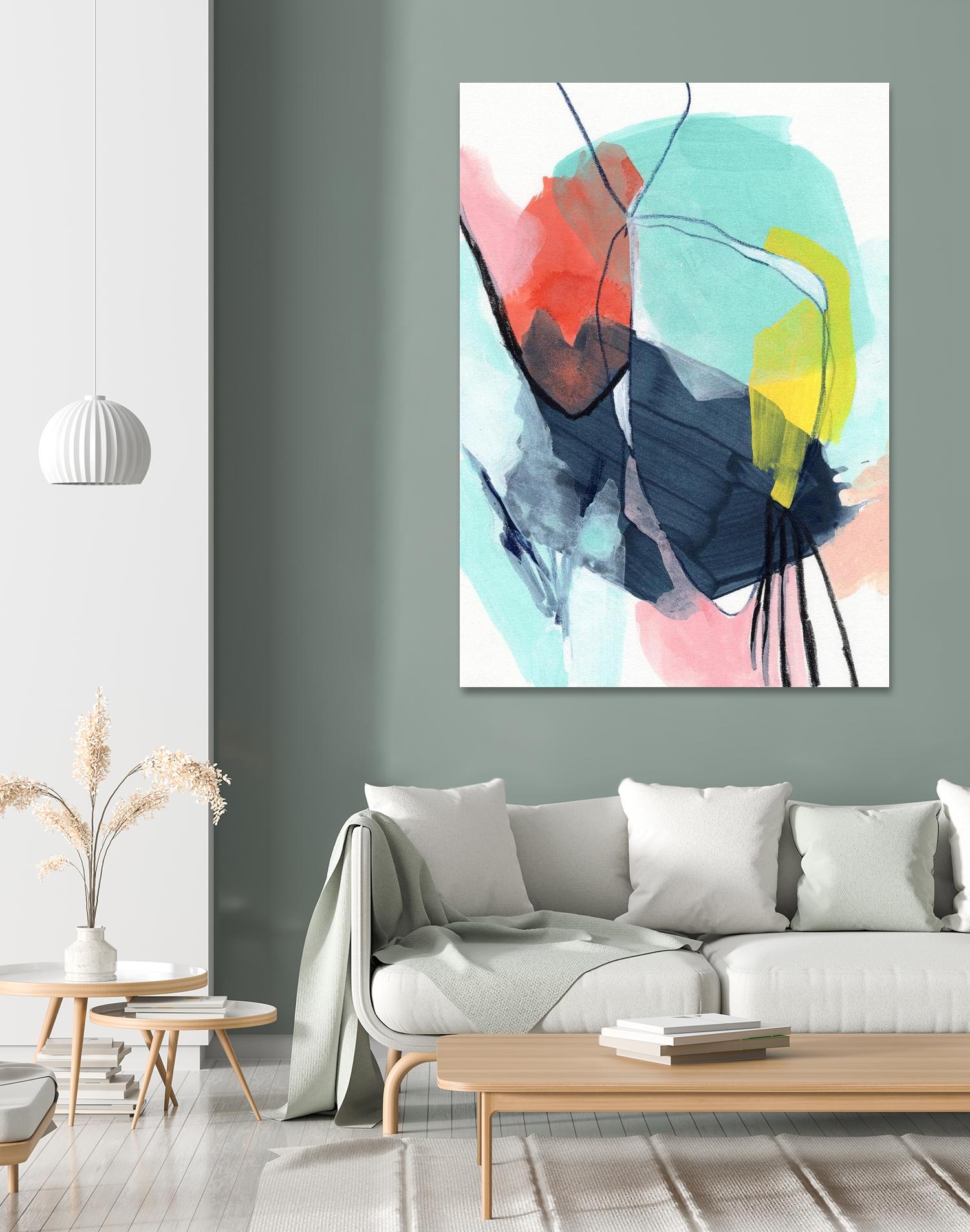 Color Wish II by June Vess on GIANT ART - red abstract abstract