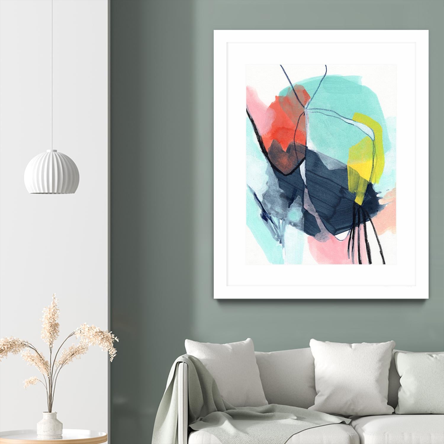 Color Wish II by June Vess on GIANT ART - red abstract abstract