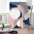 Intertwined Tones II by June Vess on GIANT ART - pink abstract abstract