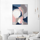 Intertwined Tones II by June Vess on GIANT ART - pink abstract abstract