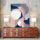 Intertwined Tones II by June Vess on GIANT ART - pink abstract abstract