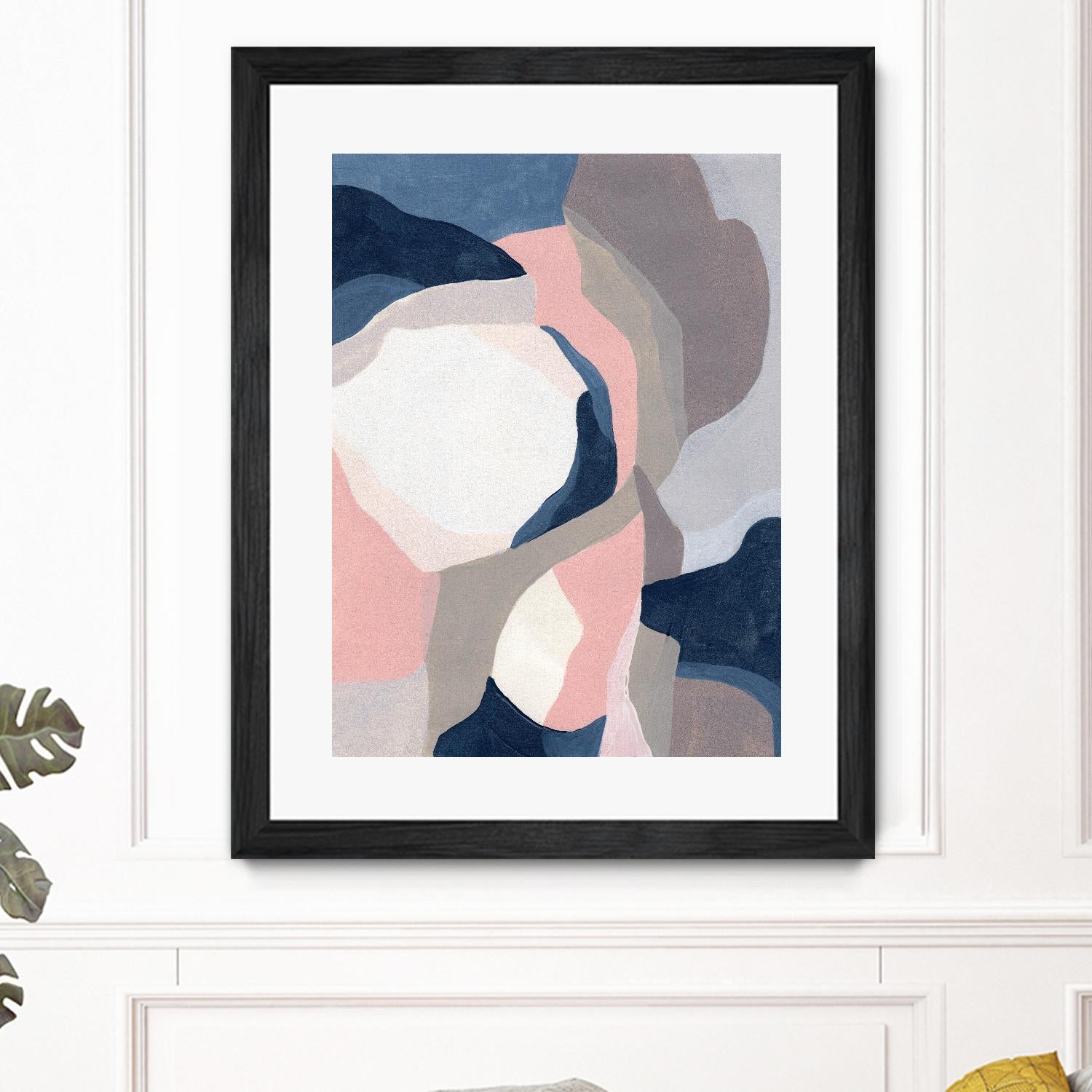 Intertwined Tones II by June Vess on GIANT ART - pink abstract abstract