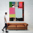 Pink Blocks III by Cartissi on GIANT ART - red abstract abstract