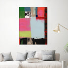 Pink Blocks III by Cartissi on GIANT ART - red abstract abstract