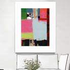 Pink Blocks III by Cartissi on GIANT ART - red abstract abstract