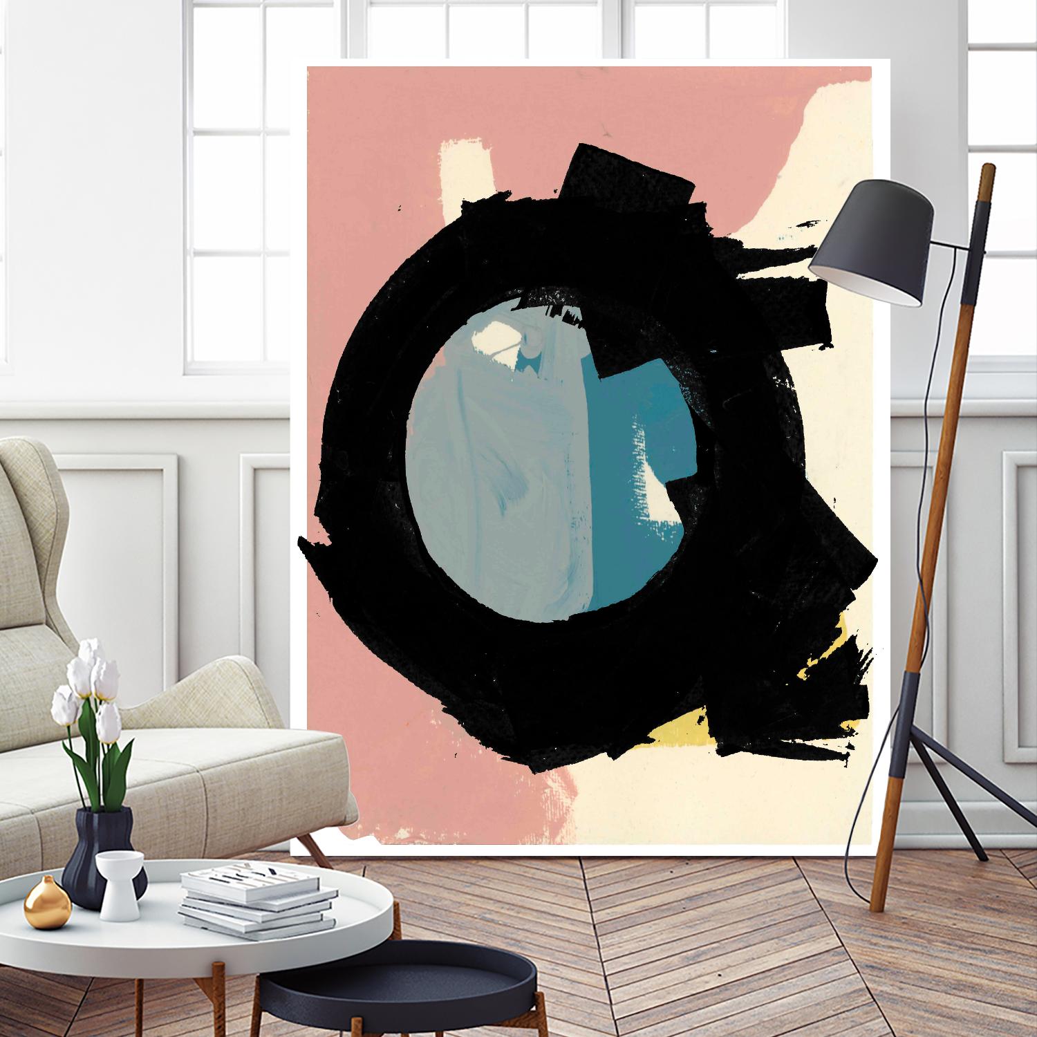 Zen Abstract I by Cartissi on GIANT ART - pink abstract abstract