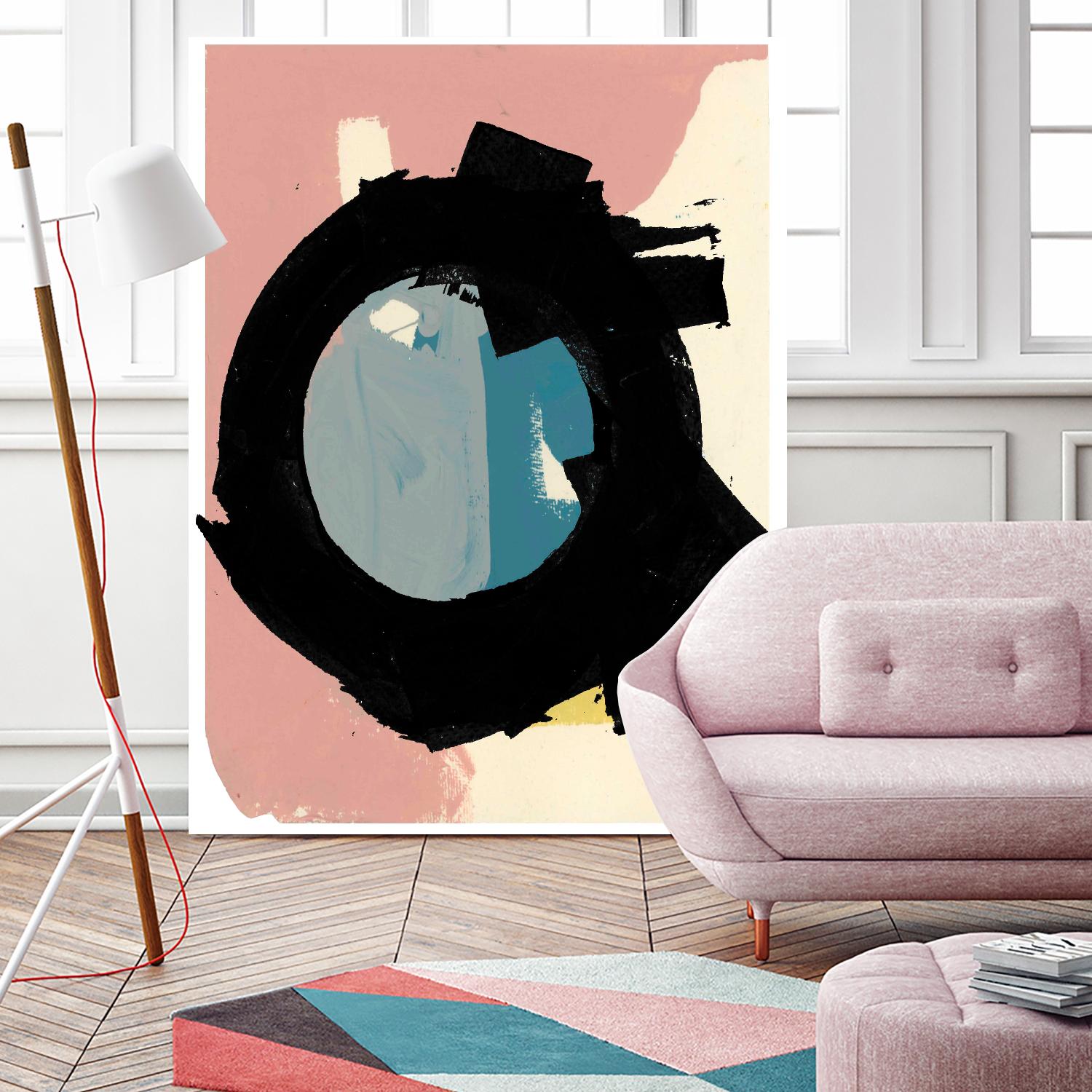 Zen Abstract I by Cartissi on GIANT ART - pink abstract abstract