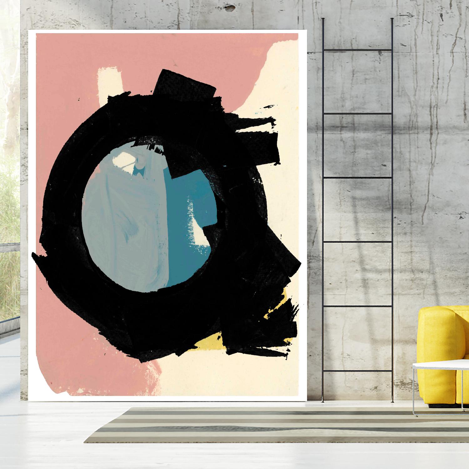 Zen Abstract I by Cartissi on GIANT ART - pink abstract abstract