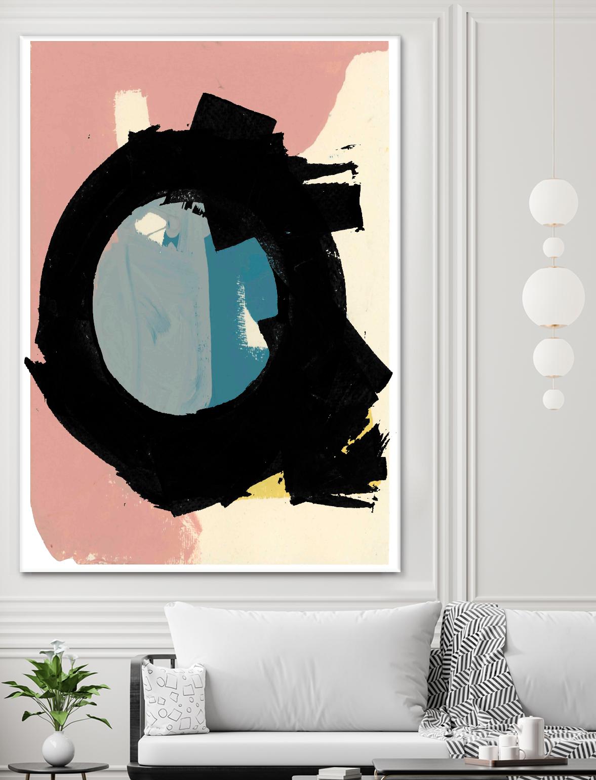 Zen Abstract I by Cartissi on GIANT ART - pink abstract abstract