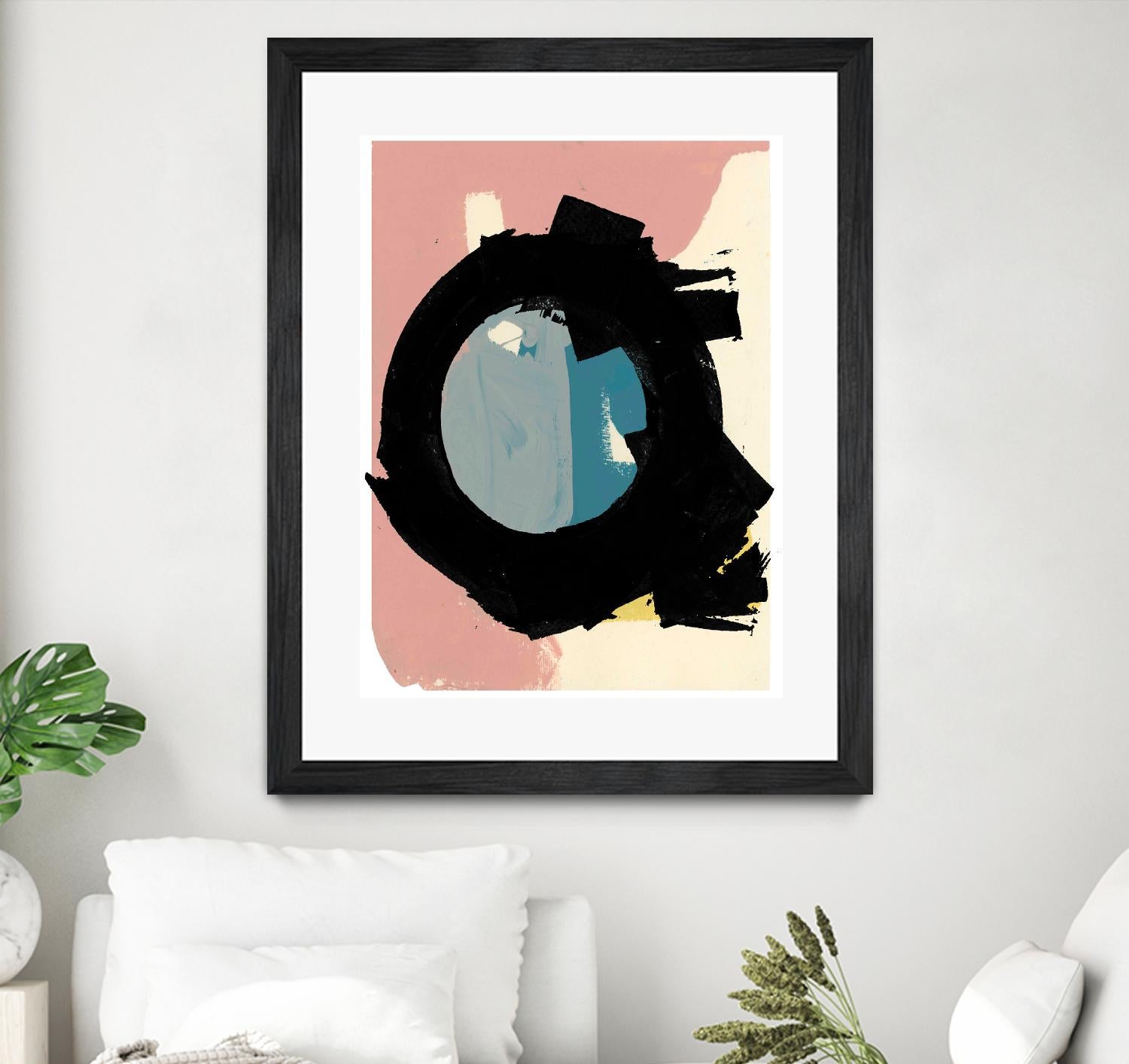 Zen Abstract I by Cartissi on GIANT ART - pink abstract abstract