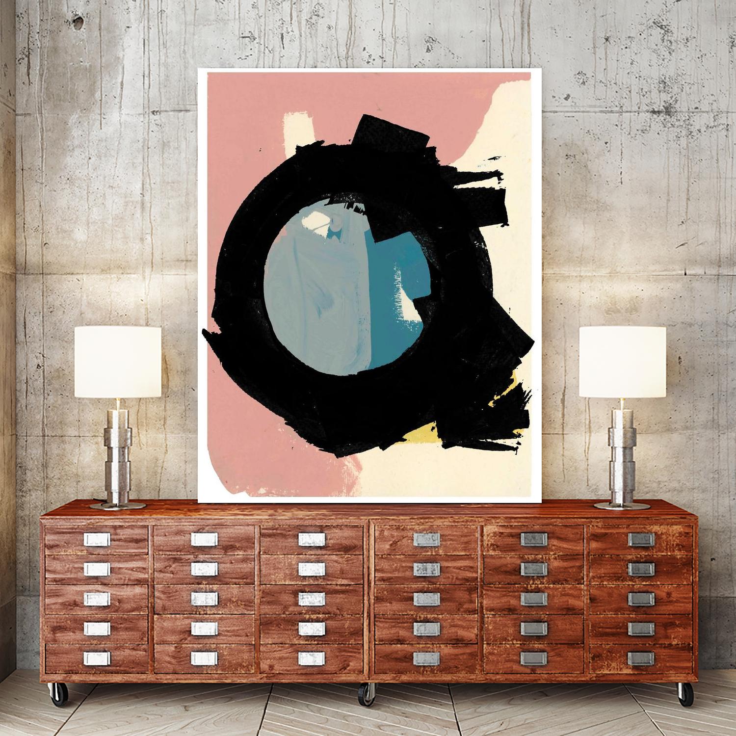 Zen Abstract I by Cartissi on GIANT ART - pink abstract abstract