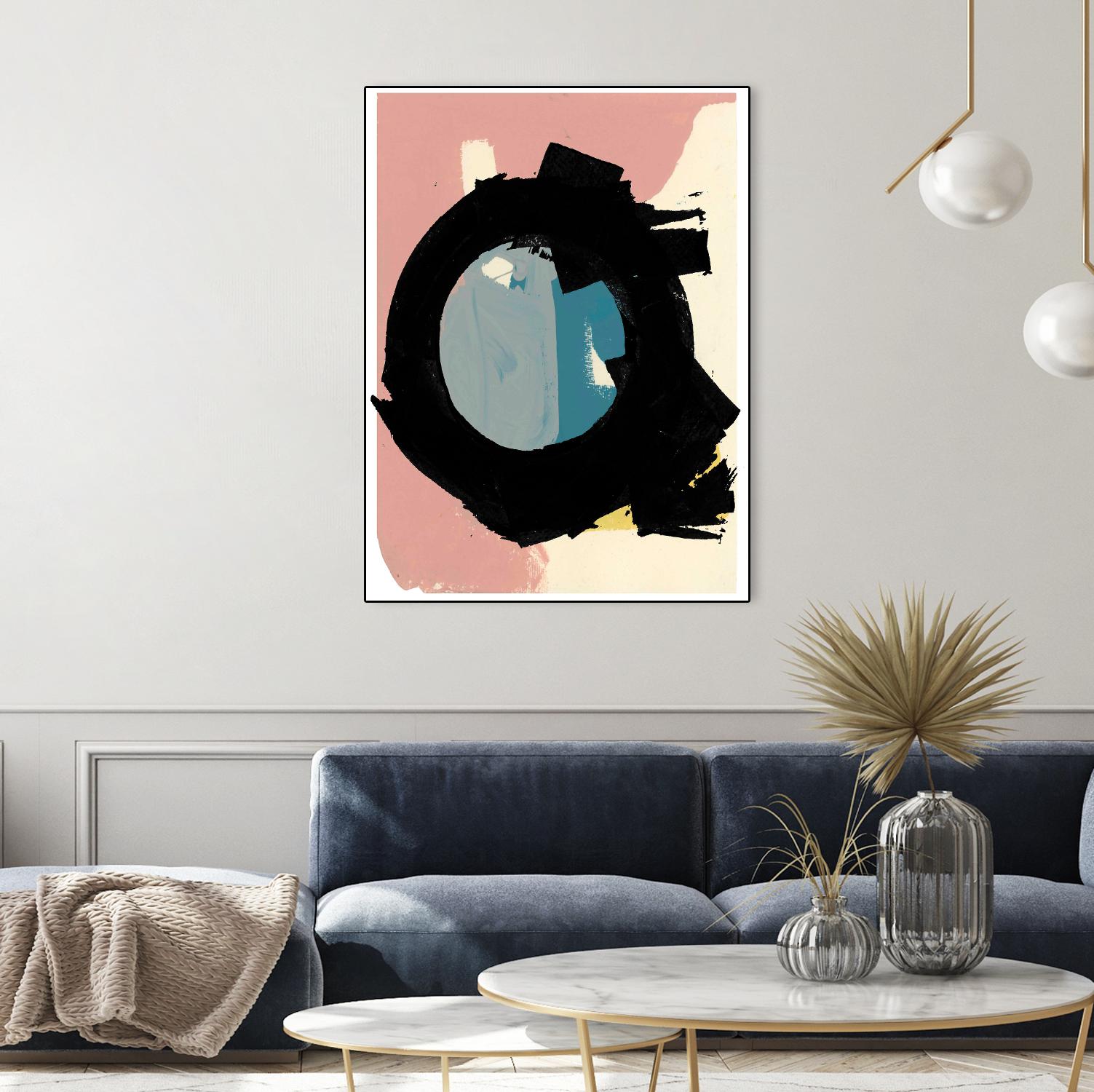 Zen Abstract I by Cartissi on GIANT ART - pink abstract abstract