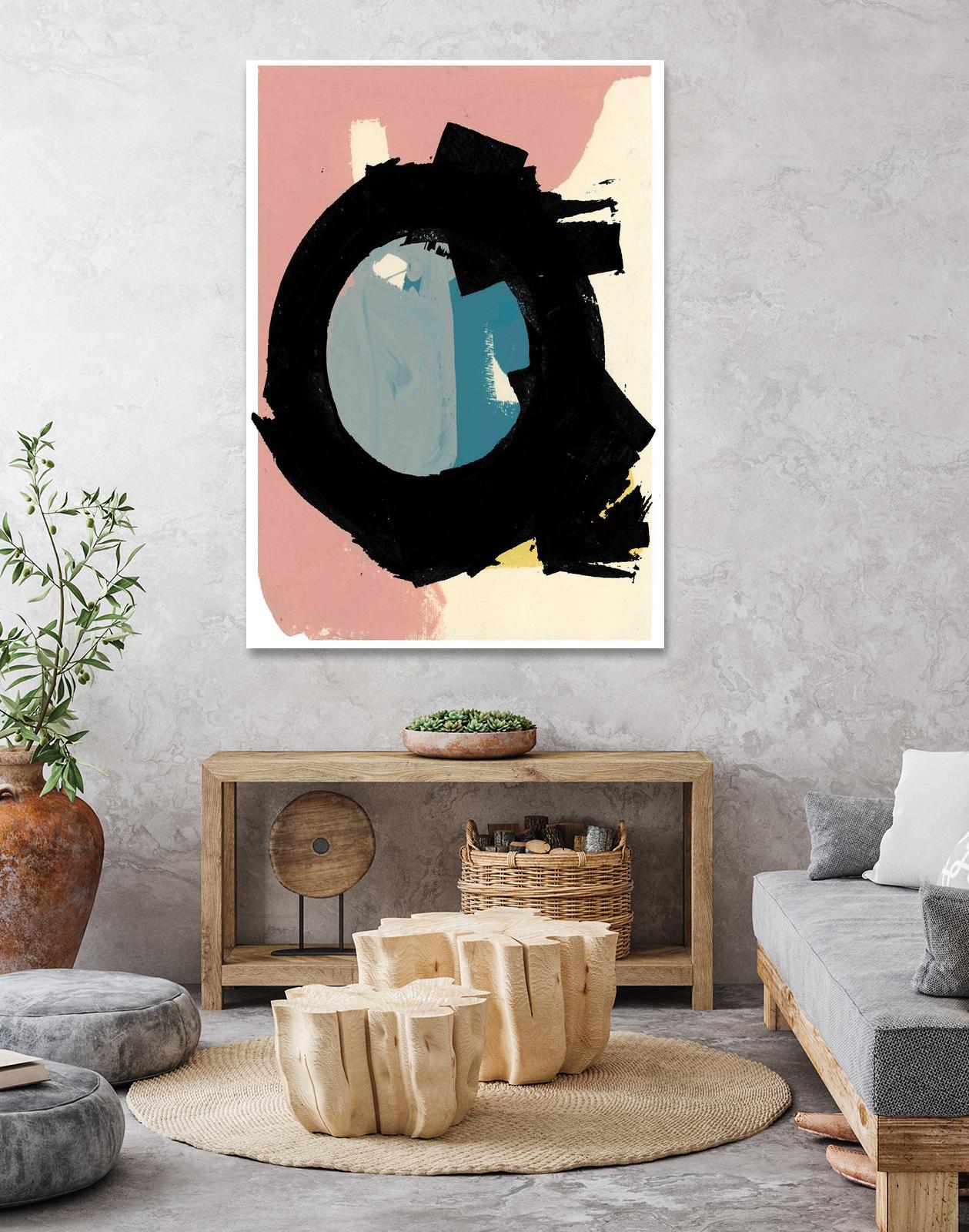 Zen Abstract I by Cartissi on GIANT ART - pink abstract abstract