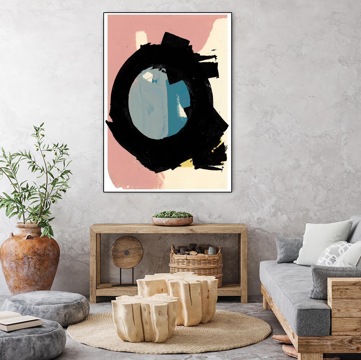 Zen Abstract I by Cartissi on GIANT ART - pink abstract abstract