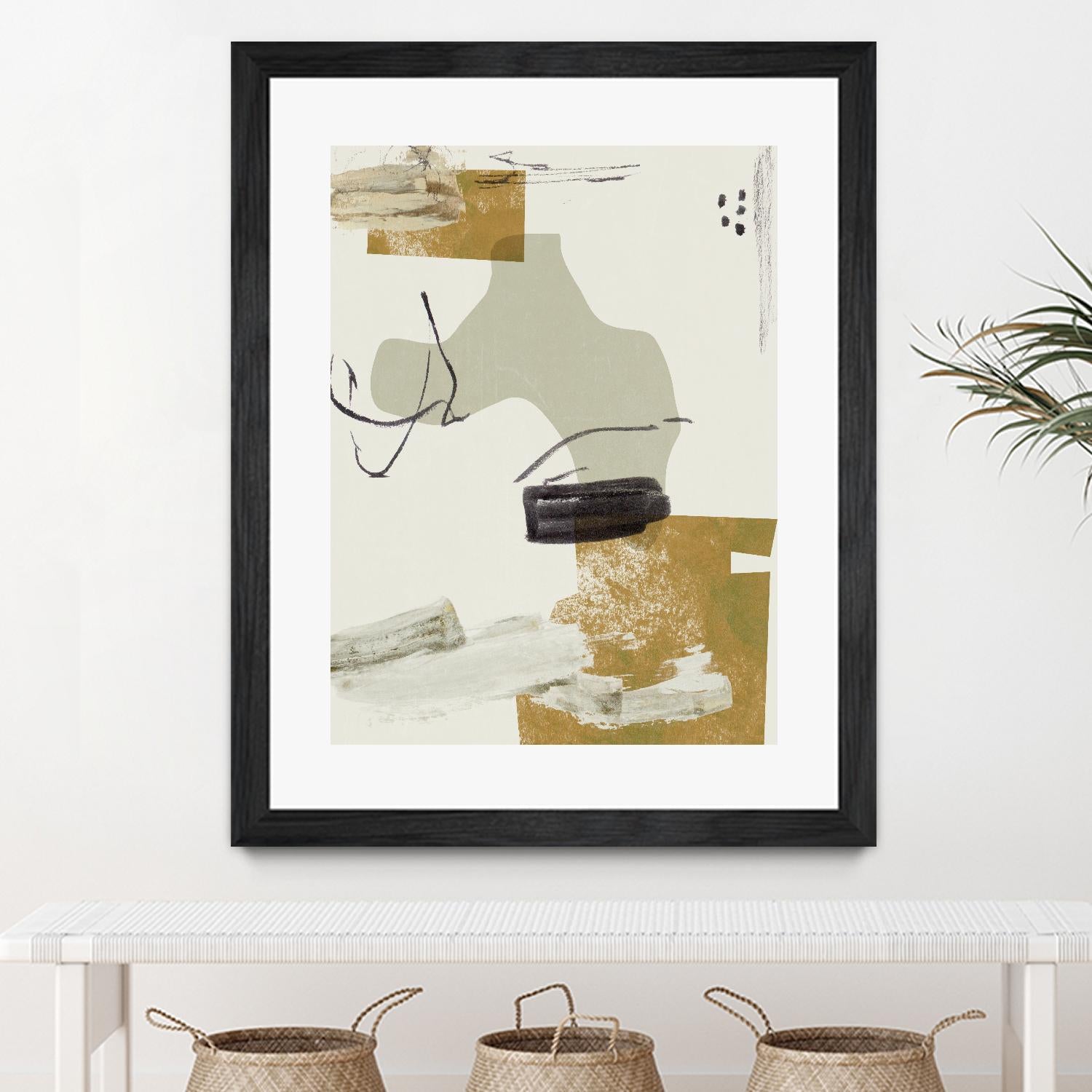 Over the Line IV by Melissa Wang on GIANT ART - beige abstract abstract