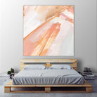 Pink Vanilla III by Annie Warren on GIANT ART - orange abstract abstract