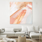 Pink Vanilla III by Annie Warren on GIANT ART - orange abstract abstract