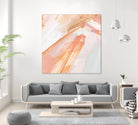 Pink Vanilla III by Annie Warren on GIANT ART - orange abstract abstract